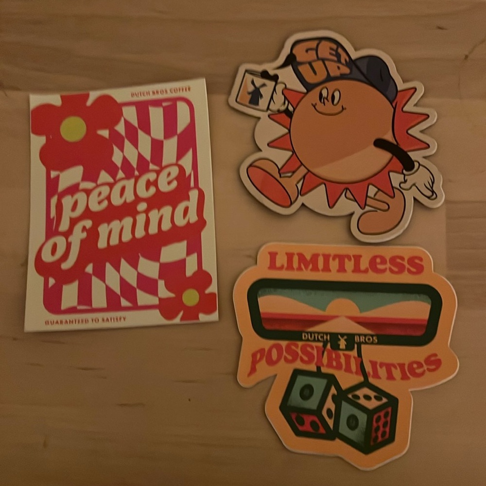 Dutch Bros stickers